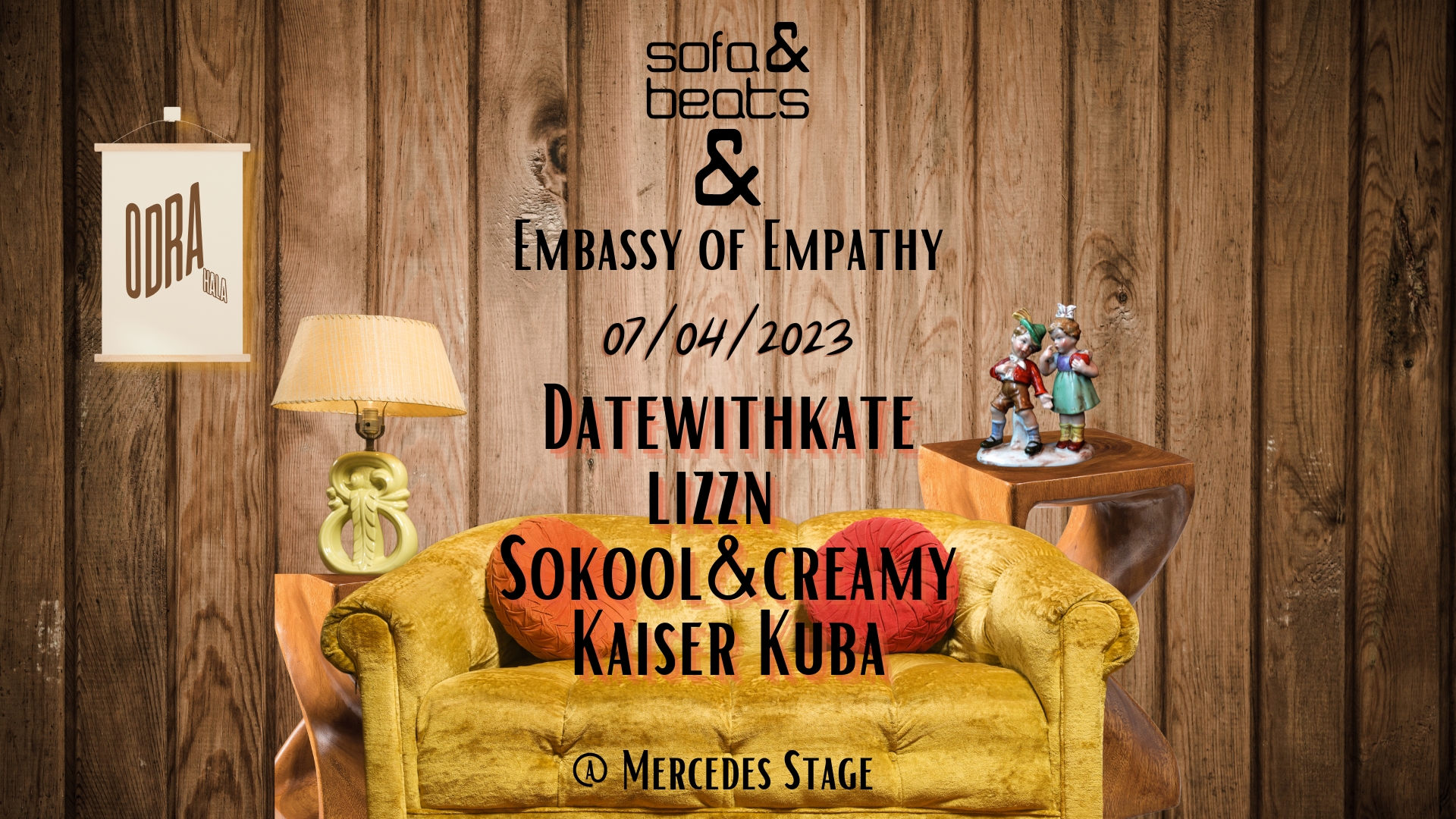 Flyer of Sofa & Beats meets Embassy of empathy